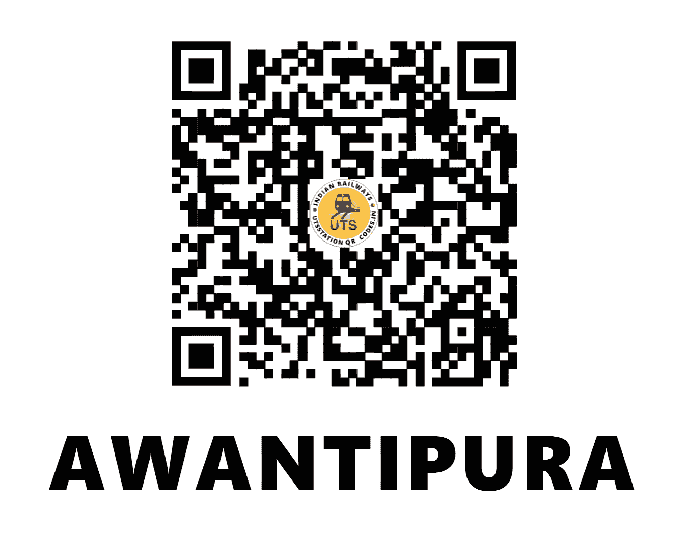 UTS QR Code for AWANTIPURA - ATPA (NR - JAMMU AND KASHMIR)